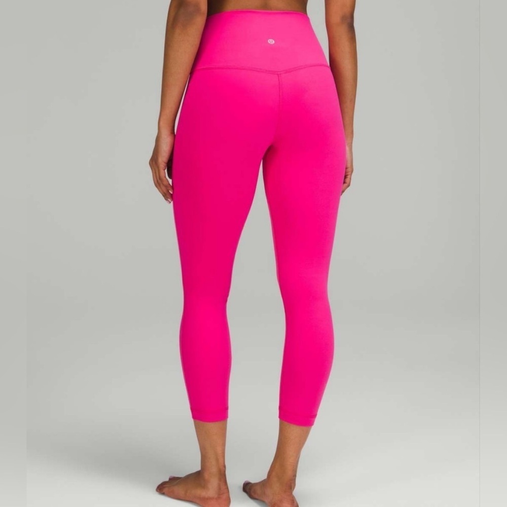 NEW Lululemon Align High-Rise Pant 28" Pink Size 8 LW5CTIS Nulu Double Lined